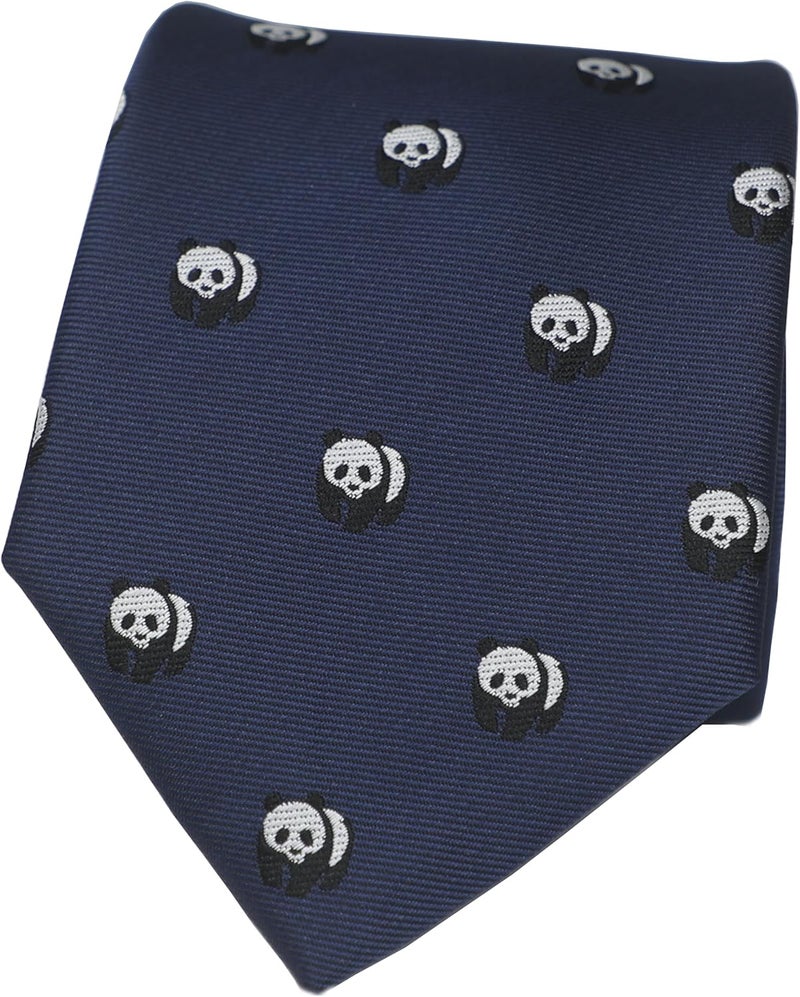 MENDEPOT Animal Pattern Necktie With Gift Box Sea Animal Pattern Tie Father's Day Birthday Gift Tie - Image 1